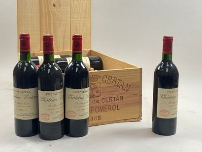 null 12 bouteilles Château Certan de May de Certan 1983 Pomerol CB (BG/NTLB)