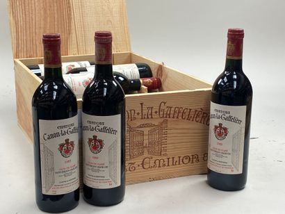 12 bouteilles Château Canon La Gaffelière...