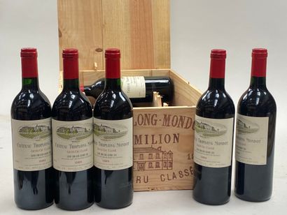 12 bouteilles Château Troplong Mondot 1989...