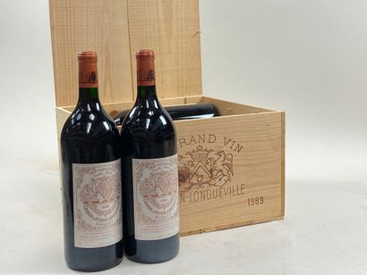 null 6 magnums Château Pichon Longueville Baron 1989 2ème GCC Pauillac CB