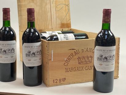 null 12 bottles Château d'Angludet 1985 Cbourgeois Margaux CB (BG)