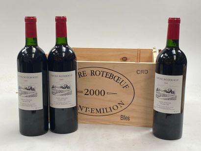 null 6 bouteilles Château Tertre Rotebœuf 2000 GC Saint-Emilion CB