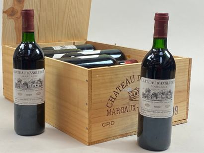 12 bouteilles Château d'Angludet 1989 Cbourgeois...