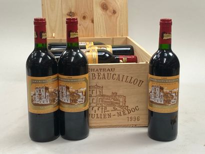 11 bouteilles Château Ducru-Beaucaillou 1996...