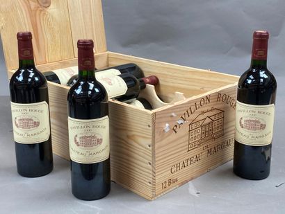 null 12 bouteilles Pavillon Rouge 2000 Second vin du Château Margaux Margaux CB