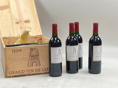 null 12 bouteilles Château Latour 1984 1er GCC Pauillac CB