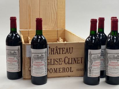 null 12 bouteilles Château L'Eglise-Clinet 1985 Pomerol CB
