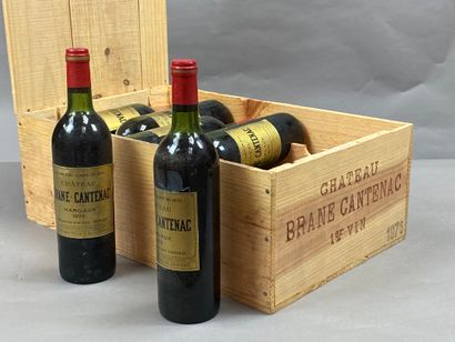 12 bouteilles Château Brane Cantenac 1976...
