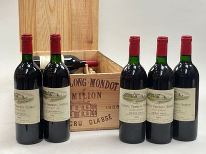 12 bouteilles Château Troplong Mondot 1985...