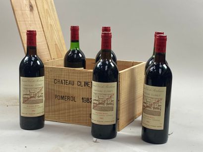 12 bouteilles Château Clinet 1982 Pomerol...