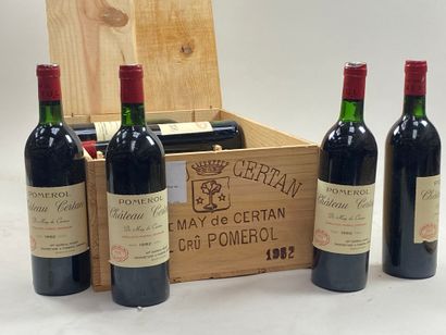 12 bouteilles Château Certan de May de Certan...