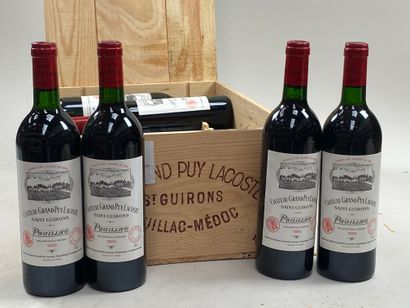 null 12 bottles Château Grand Puy Lacoste 1985 5th GCC Pauillac CB