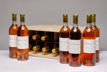 12 bouteilles Château Climens 1986 1er GCC...