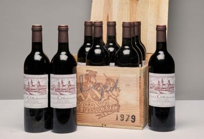 12 bouteilles Château Cos d'Estournel 1979...