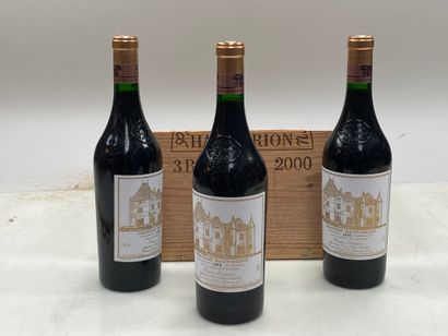 null 3 bottles Château Haut-Brion 2000 1er GCC Pessac Léognan CB