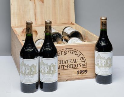 12 bouteilles Château Haut-Brion 1999 1er...