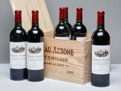 null 6 bouteilles Château Ausone 1999 1er GCC A Saint-Emilion CB