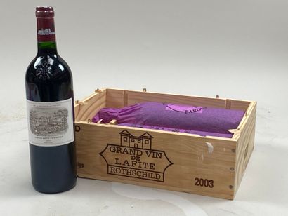 3 bouteilles Château Lafite Rothschild 2003...