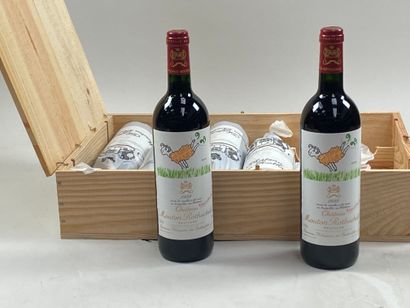 null 6 bouteilles Château Mouton Rothschild 1999 1er GCC Pauillac CB