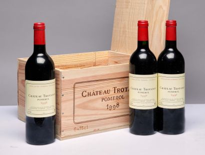 null 6 bouteilles Château Trotanoy 1998 Pomerol CB (BG)