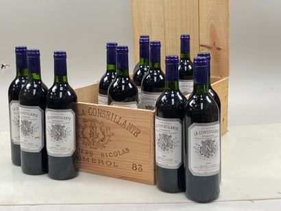 null 12 bottles Château La Conseillante 1983 Pomerol CB (2 BG)