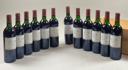12 bouteilles Château Le Pin 1988 Pomerol...