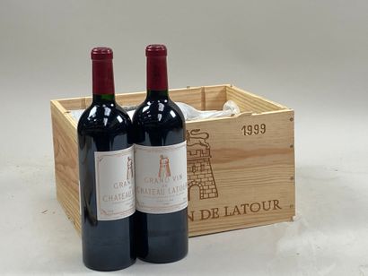 6 bouteilles Château Latour 1999 1er GCC...