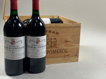 null 6 magnums Château Latour in Pomerol 1990 Pomerol CB