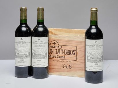 null 6 bouteilles Château La Mission Haut-Brion 1996 CC Graves Pessac Léognan CB