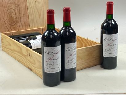 6 bouteilles Château Lafleur 1996 Pomerol...