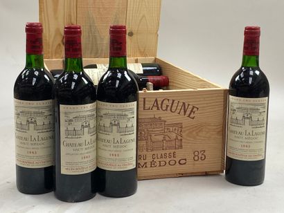12 bottles Château La Lagune 1983 3rd GCC...