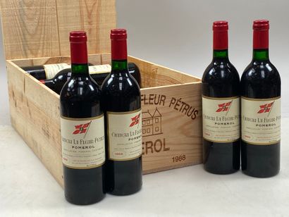 12 bouteilles Château La Fleur-Pétrus 1988...