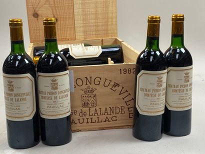 null 12 bottles Château Pichon Comtesse de Lalande 1982 2nd GCC Pauillac CB (BG/...
