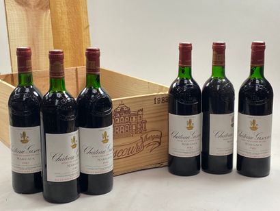 12 bouteilles Château Giscours 1983 3ème...