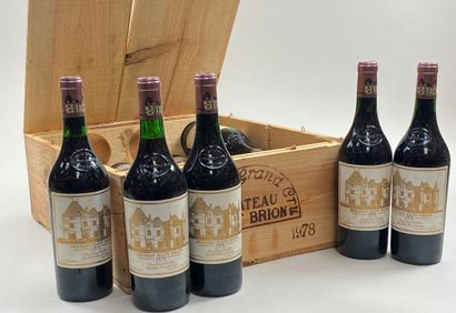 null 12 bouteilles Château Haut-Brion 1978 1er GCC Pessac Léognan CB