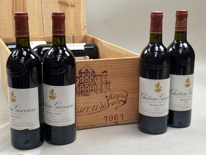null 12 bottles Château Giscours 1981 3rd GCC Margaux CB