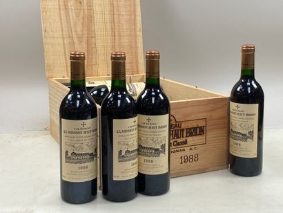 null 12 bouteilles Château La Mission Haut-Brion 1988 CC Graves Pessac Léognan C...