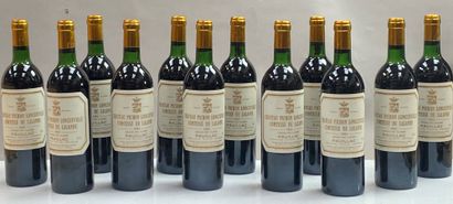 null 12 bottles Château Pichon Comtesse de Lalande 1982 2nd GCC Pauillac CB (BG/...