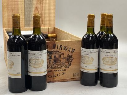 null 12 bottles Château Kirwan 1981 3rd GCC Margaux CB (BG/NTLB)