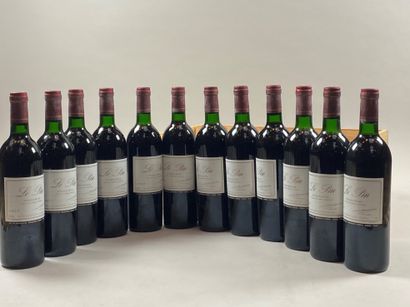 null 12 bouteilles Château Le Pin 1989 Pomerol CB (BG)