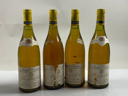 4 bouteilles Montrachet Marquis de Laguiche...