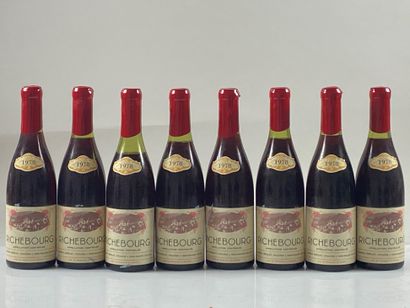null 8 bottles Richebourg 1978 GC Charles Noëllat (1 to 4.5 cm)