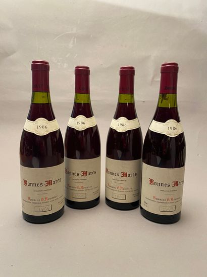 null 4 bouteilles Bonnes-Mares 1986 GC Dom Georges Roumier