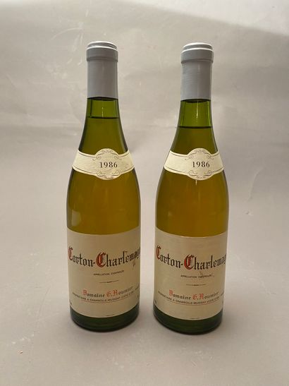 null 2 bouteilles Corton Charlemagne 1986 GC Dom Georges Roumier