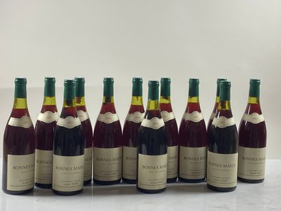 12 bottles Bonnes-Mares 1983 GC André Bart...
