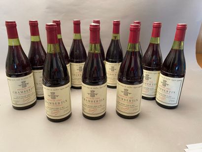 12 bouteilles Chambertin Vieilles vignes...
