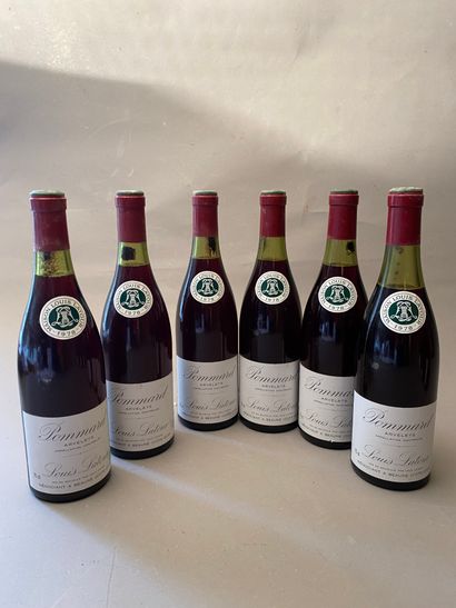 null 6 bouteilles Pommard Les Arvelets 1978 1er C Dom Louis Latour (1 à-4,5cm)
