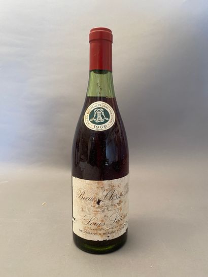 null 1 bouteilles Corton Clos du Roi 1969 GC Dom Louis Latour (étiq abimée, 4 cm...