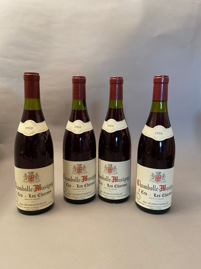 4 bouteilles Chambolle-Musigny Les Charmes...