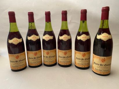 6 bouteilles Nuits Saint-Georges Les Boudots...